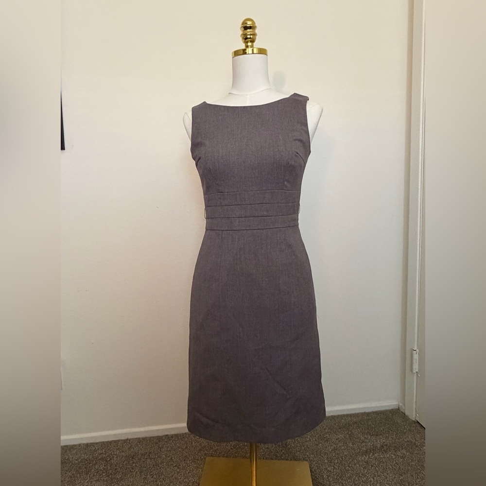 H&M Charcoal Sleeveless Midi Dress
